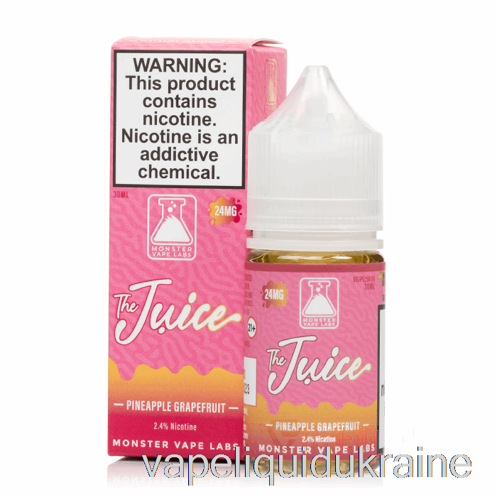 Vape Liquid Ukraine Pineapple Grapefruit - The Juice Salts - 30mL 24mg